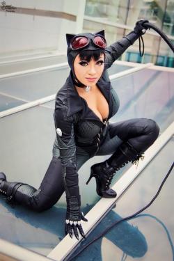 nsfwgamer:  Yaya Han as Catwoman from Batman: