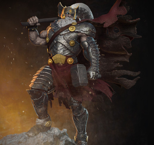 King Thor 1:4 Fan art  Paulo Lopes www.artstation.com/artwork/RYWxLe