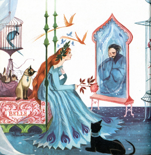 mun-sal-vache:Beauty and the Beast, illustrated by Gordon Laite.
