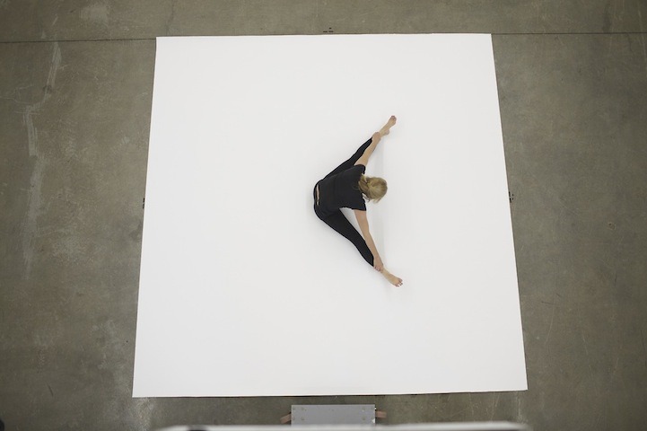 mymodernmet:  The Value of a Line by Heather Hansen Performance art involving dance-like