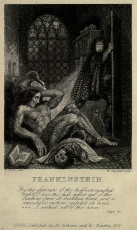 Theodor Von Holst (1810-1844) & William Chevalier (1804-1866), from “Frankenstein, or, The