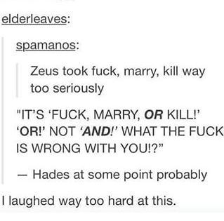 huffylemon:  Greek Mythology/Roman Empire on tumblr