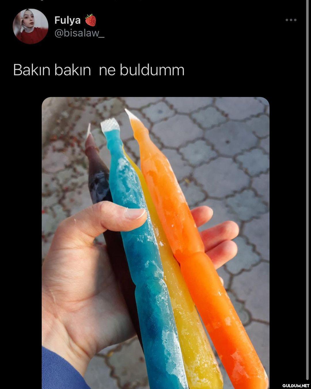 Canım çekti  Fulya...