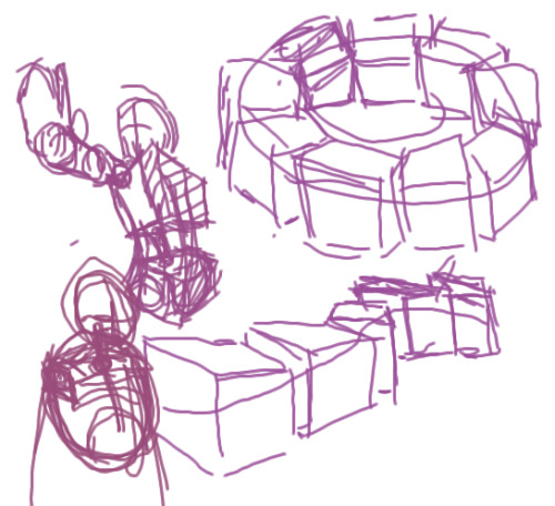 I have no idea how to draw tilted cubes in perspective