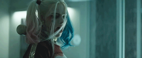 Well… Harley being mischievous and dorky! What a perfect blend of psychotic .