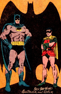 jthenr-comics-vault:  BATMAN &amp; ROBIN Pin-UP (1966)Art by Mike Sekowski &amp; Mike Esposito 