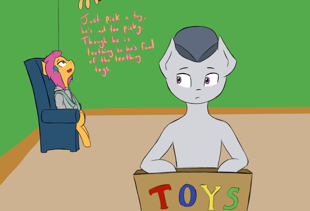 motherlyscootaloo:  Guest Art By: Taswel  Aww~ x3