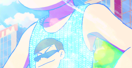 kuroutetsurou:Totty: Aren’t you cold?Karamatsu: *adjusts glasses* *smirks* *laughs* I feel like I’ll