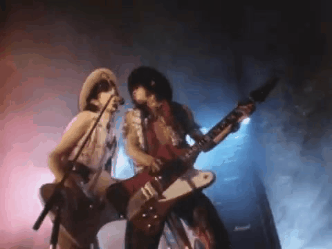 So I Really Like Making Gifs And I Made A Few Of Hanoi Rocks, These Are From The Up Around The Bend Music