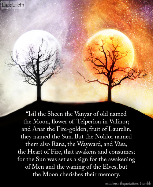  - About the Sun and the Moon, The Silmarillion, Of the Sun and the Moon and the Hiding of Valinor 