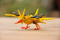 retrogamingblog:  Beaded Pokemon made by ZimT