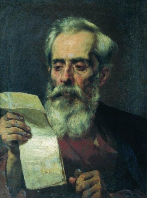 The old man reading a letter, Fyodor Bronnikovhttps://www.wikiart.org/en/fyodor-bronnikov/the-old-ma