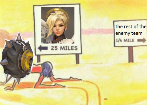 kidsbop: this post is the only solidarity between junkrat and mercy mains because half the tags are 