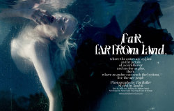beautilation:Kristen McMenamy shot by Tim Walker for W Magazine December 2013  ”Far, Far From Land”