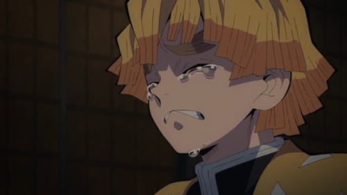 physicalturian: Name: Zenitsu AgatsumeMood: distraught, frightened and shookEpisode : 12, season 1