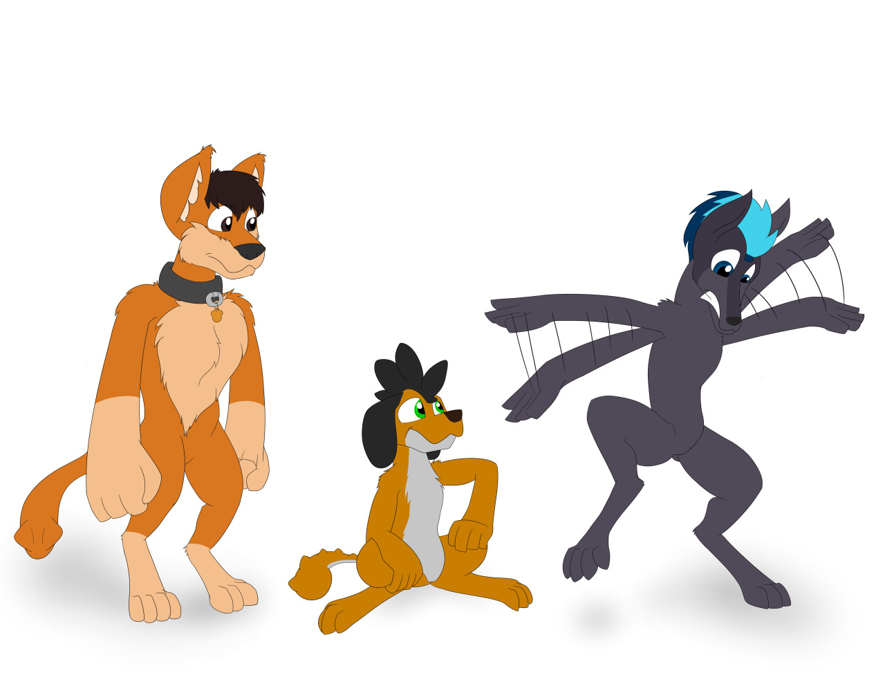 likeableartist: diamond dog team! Some designs of what me, @stardrawsstuff, and @hightidemod