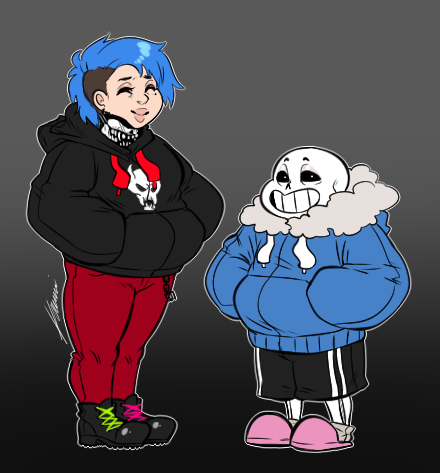 Dat me and my twin, Sans&hellip;.tbh we have TOO MUCH in common and I don’t
