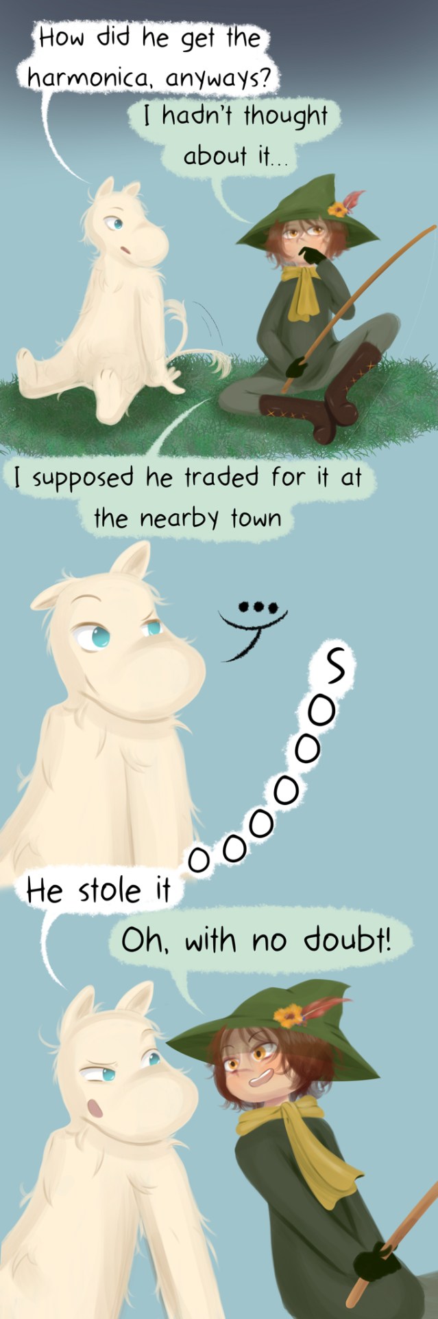 Just My Idea Of How Snufkin Got His Harmonica!