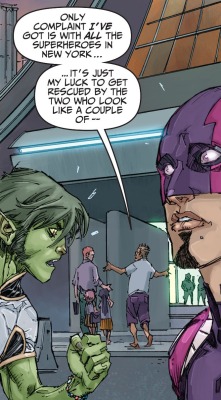 doubledoublezero:  Bunker was THAT bitch and they decided to shelve him /:He was honestly my favorite in the Teen Titans Revival for the New 52 and I hope he comes back…