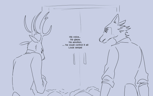 I Just Wonder, What Legosi Feel When He Saw Louis Break Down?