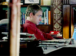 ughbenedict:  Sherlock comes back home all covered in blood and the only thing John