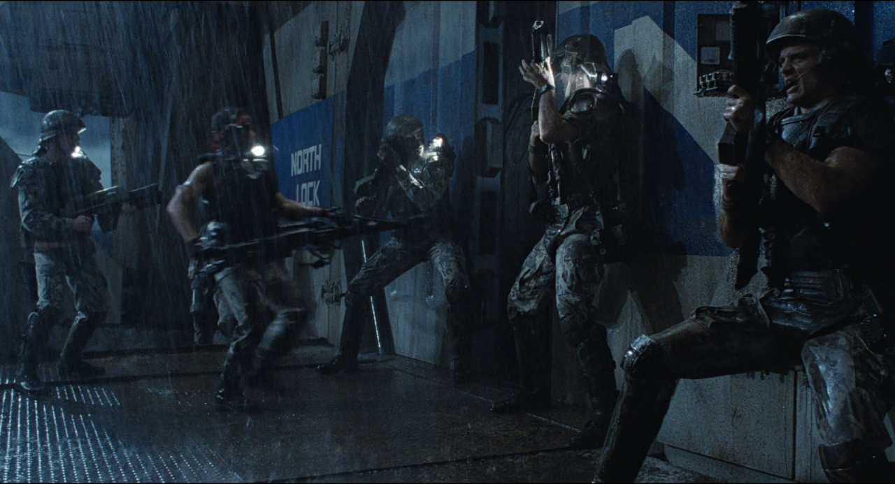 celluloidtoharddrives:  Aliens (1986) Directed by James CameronProduction Design