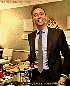 tomhiddleston-gifs:     Bonus: He most certainly did indeed 