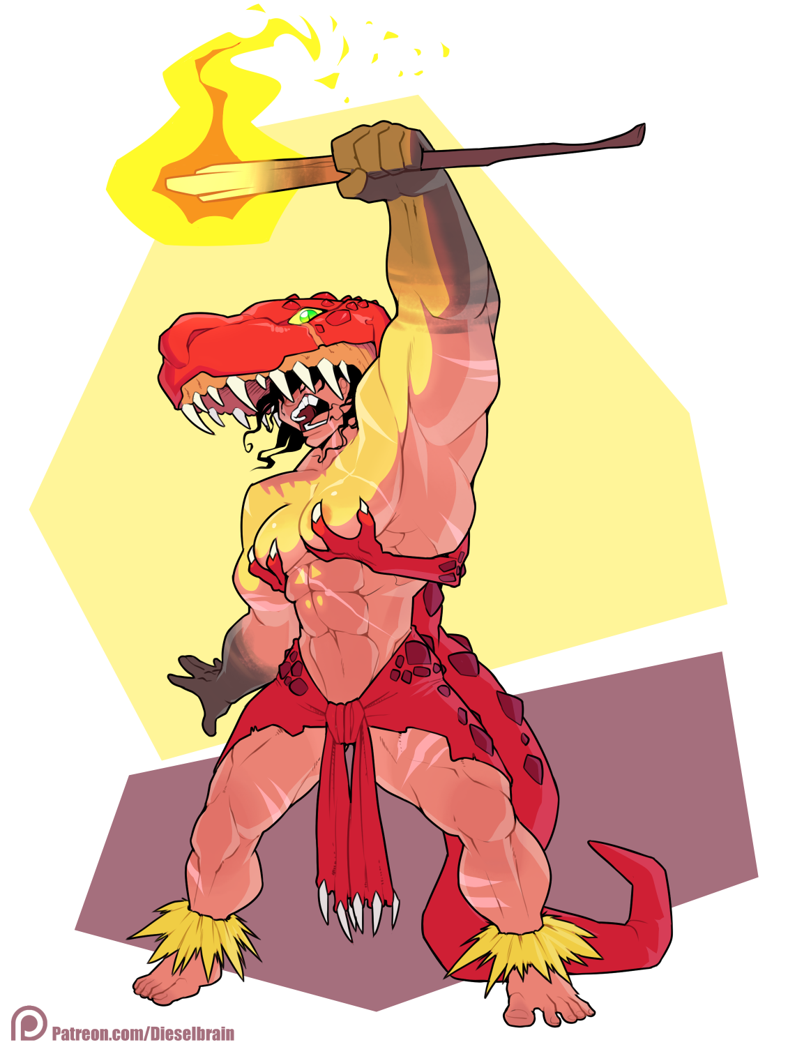 dieselbrain:  GRAOOOO!!! DINOSAUR WITCH!!! (Honestly, all you needed to be a witch