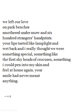 inkskinned:  “He cheated on his girlfriend with me. But, I just found out that he’s doing everything he does with me with this girl who’s…I can’t even describe her.  He made me feel so special…”