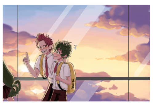 talk to me about kirideku!!!!!a small drawing i did today.