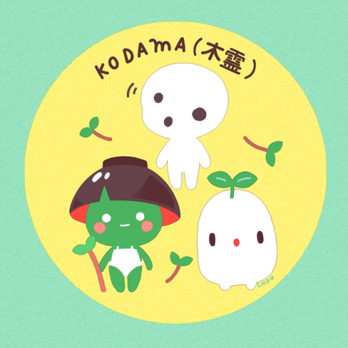  #JLMyōkaioftheday : Kodama Kodama are spirits that reside and guard trees, especially ones that are