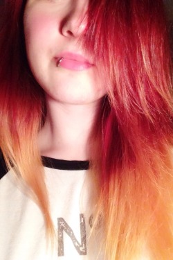 stormyweatherlilike:  So I did stuff to my hair. 