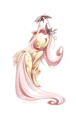 ponyartgallery: Fluttershy by fleebites