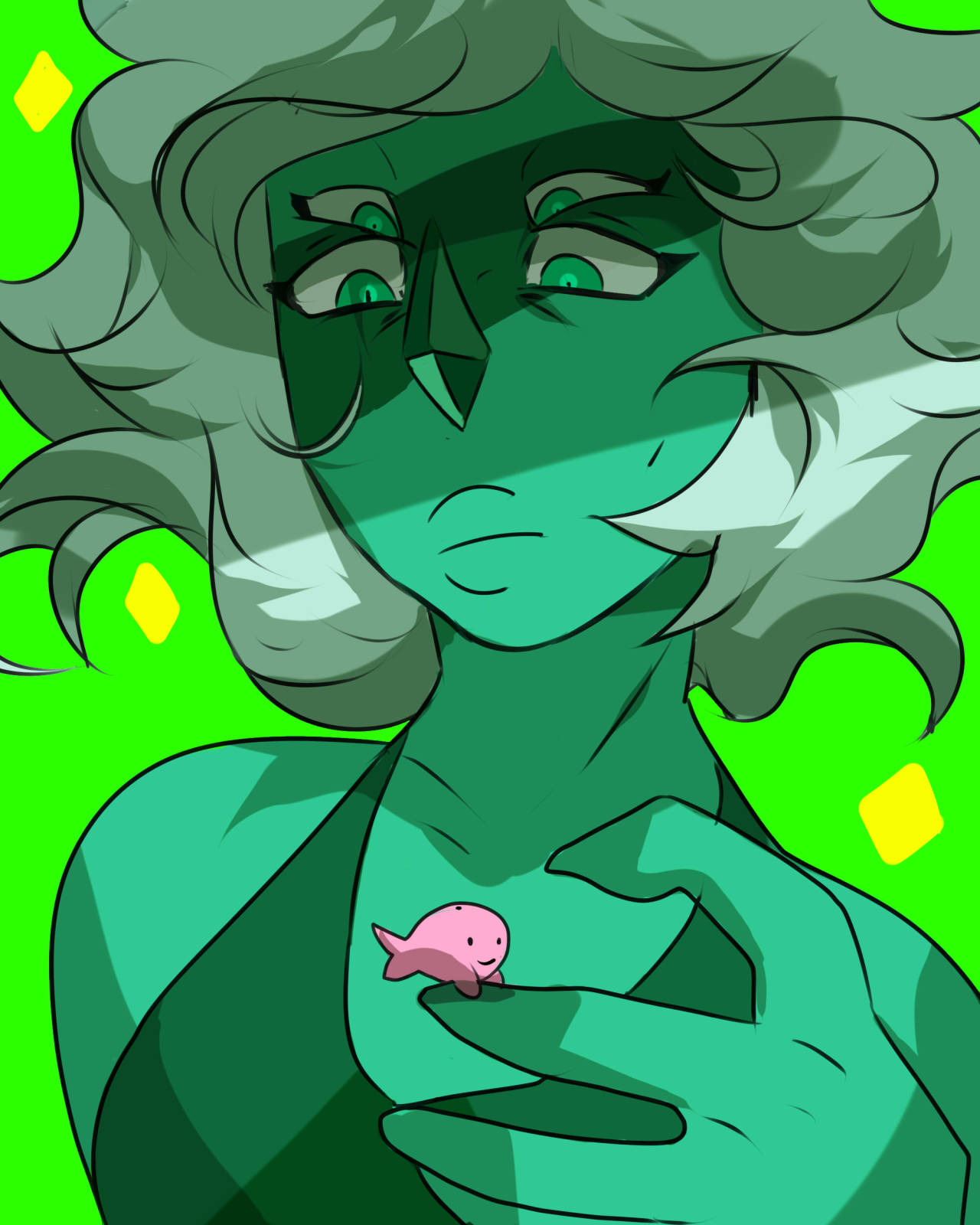 amberfigueroa:  @amberfigueroa welp…meet Malachite new friend  