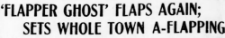 thethetwistedone:  yesterdaysprint: Pittsburgh Post-Gazette, Pennsylvania, April 8, 1922 1-800-Are-You-Flapping?