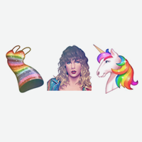 femmetay:taylor swift + rainbow aesthetic