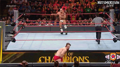 hiitsmekevin:  this was nasty but it was nice to see Sheamus grab Cesaros head and