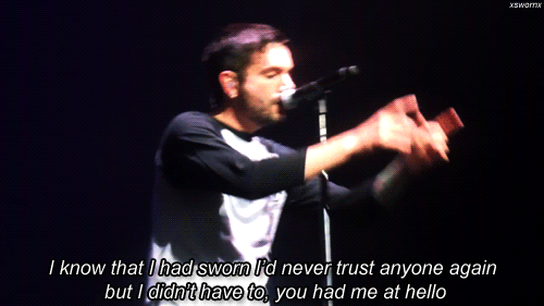 xswornx:  A Day To Remember // You Had Me At Hello (Live) 