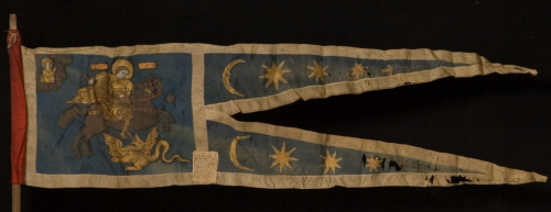 riversofeurope: Three Russian flags taken as trophies by the Swedish army (18th century?) Photos: Sw