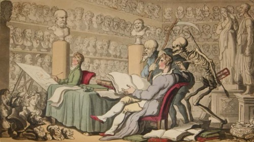 Images by 19th century caricaturist Thomas Rowlandson.  According to the Royal Collection Trust, Tho