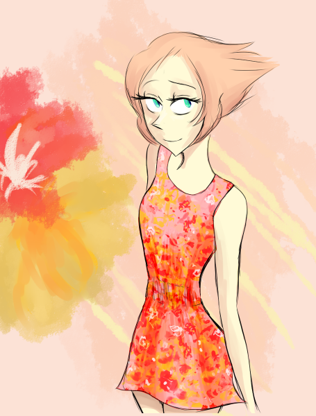 bringonthedork:  Some Pearl for yaHer dress- (Ah it would work on her)