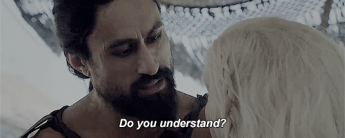 khaleese:Season 6 episode 1.Laying down the law.