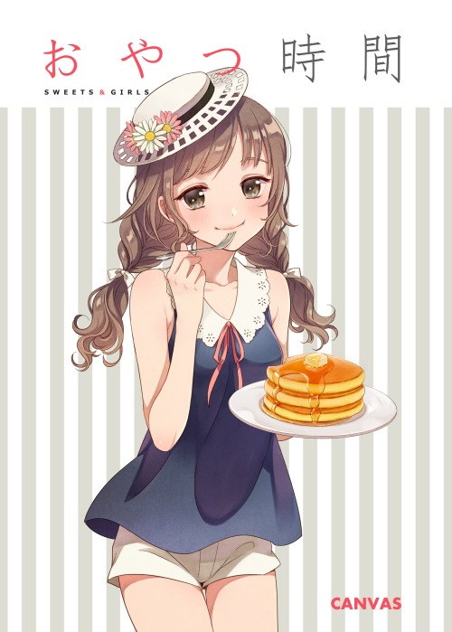 cute-girls-from-vns-anime-manga:  COMITIA112新刊　『おやつ時間』 by  森倉円   