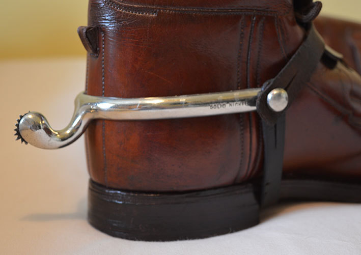 holdhard:  Royal Artillery WW1 officer’s field boots with spurs 