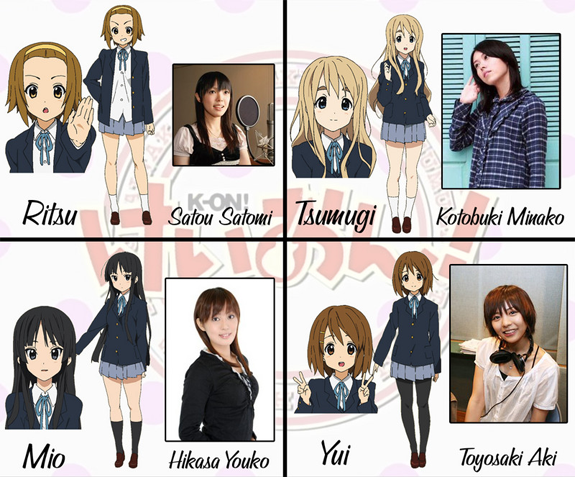 sachiibell:  The Voices of K-On!!