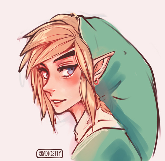 xradiosity:  little link portraits from last night’s stream! please subscribe to