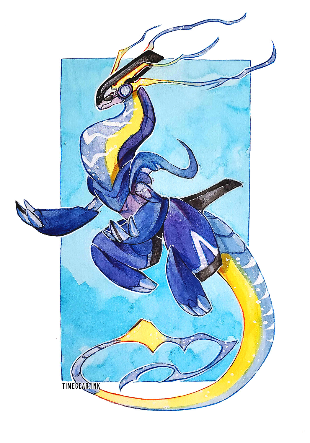 Shiny GTS/Wonder Trade Giveaways! — time-gear: Miraidon in watercolor and  colored