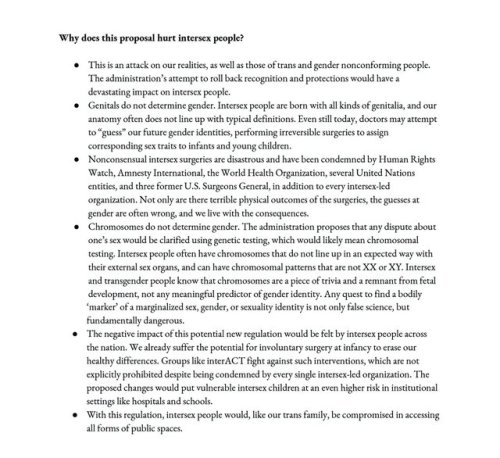 #Intersex people #WontBeErased. Include us in the conversation, too. Read and share our statement fa