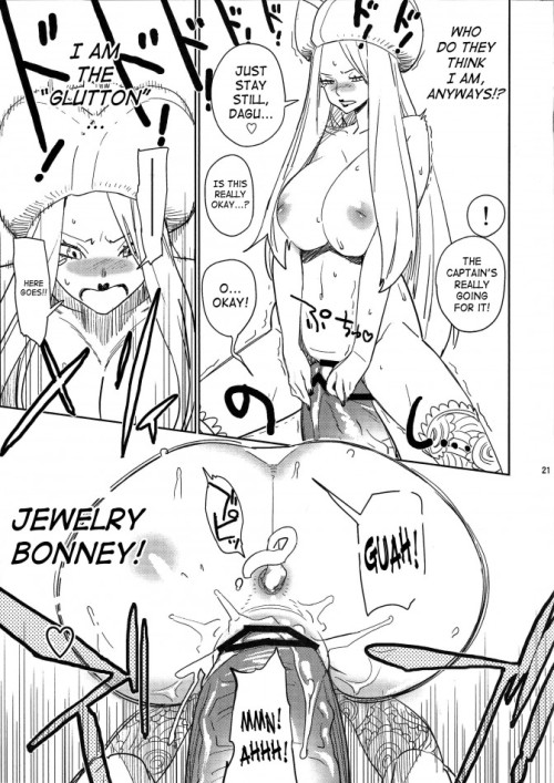 echi-hentai:  140.000.000 vol.2Captain Jewelry Bonney is sooo hungry and she need  some help from her crew….Enjoy this is one of my favorit doujins.:-3333