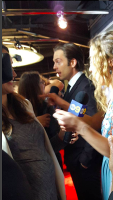 imsebastianstans:  Sebastian Stan on the red carpet for The Bronze! [3/7/16]